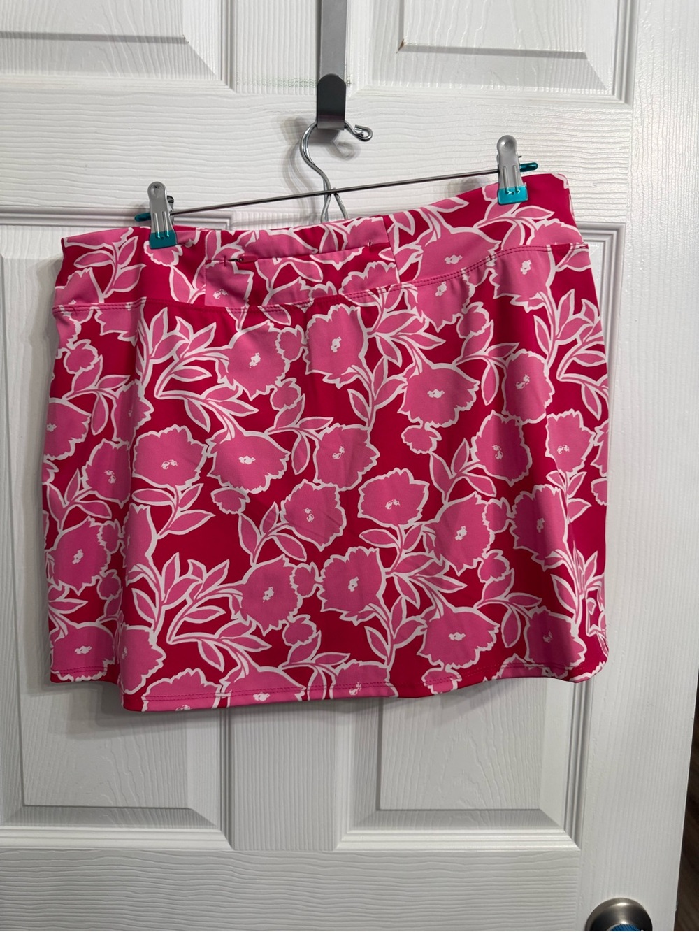 Cynthia Rowley Active XL Pink Floral Athletic Skort Tennis Golf Pickleball - Picture 5 of 7